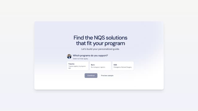 Image for Find the NQS solutions that fit your program
