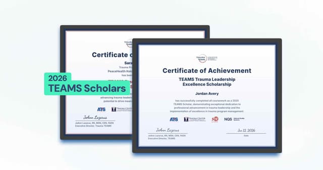 Image for Meet the 2026 Trauma TEAMS Scholars
