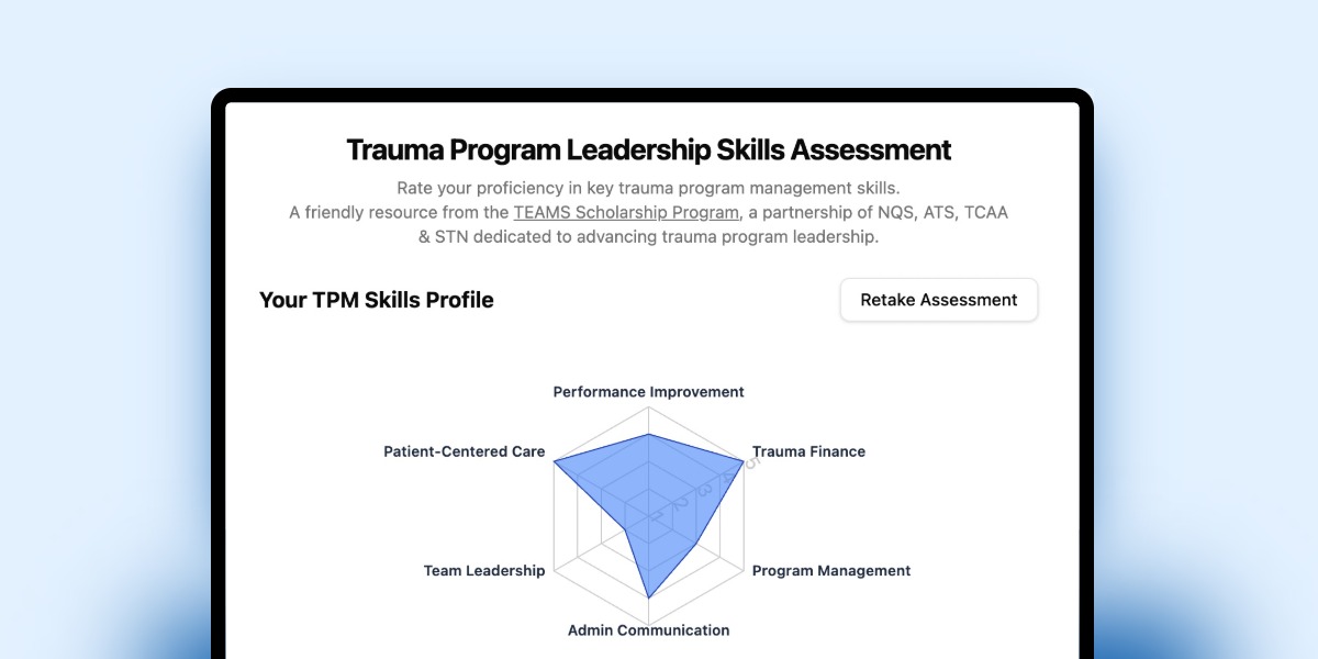 Trauma TEAMS assessment tool